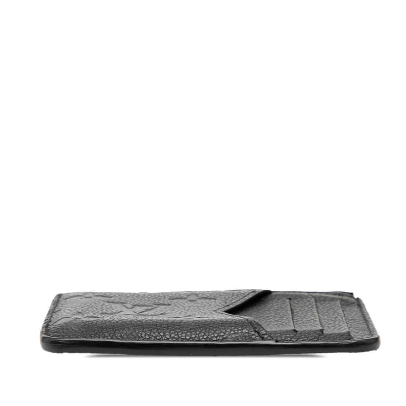 Louis Vuitton Monogram Empreinte Romy Card Holder Black Leather Very good condition - Inside View
