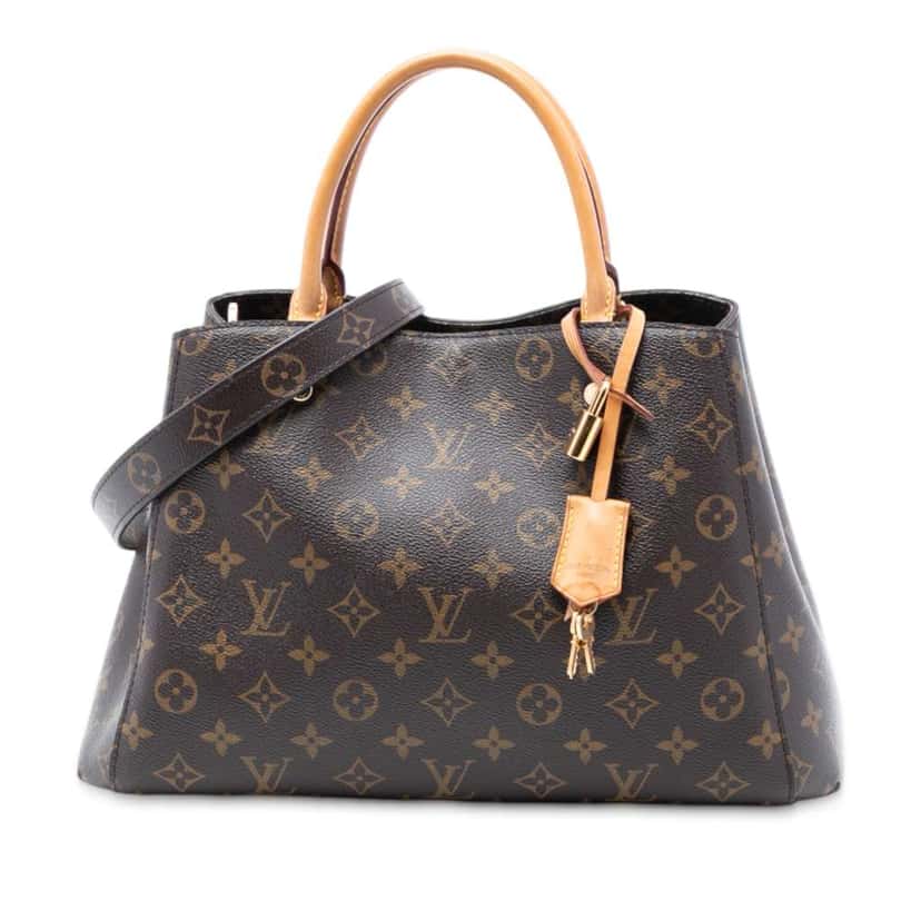 Louis Vuitton Monogram Montaigne MM Brown Good condition - Front View