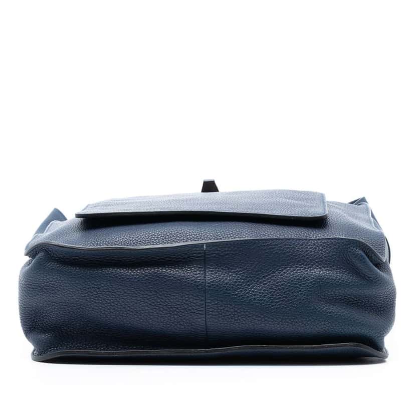 Hermès Clemence Marwari PM Blue Leather Good condition - Inside View