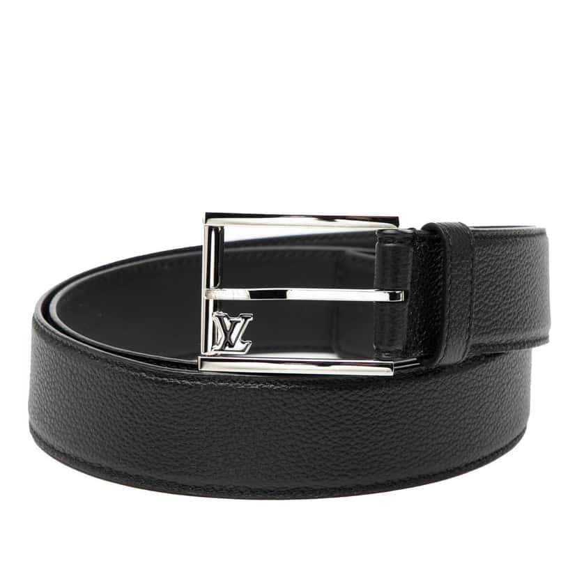 Louis Vuitton Leather Saint Germain Belt Black Leather Good condition - Front View