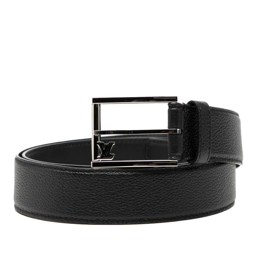 Louis Vuitton Leather Saint Germain Belt Black Leather Good condition - Back View