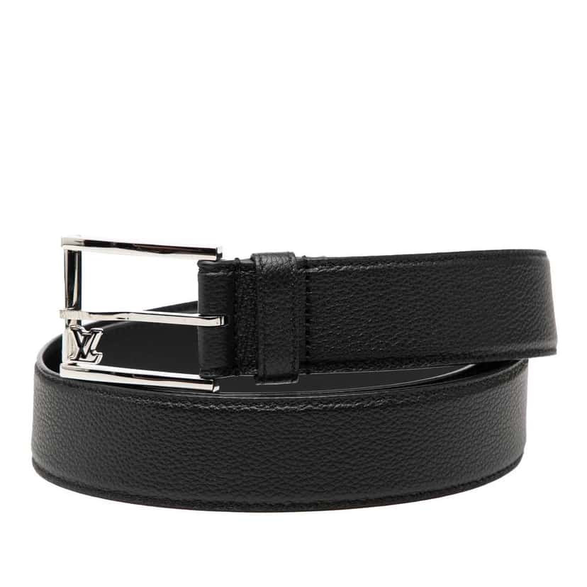 Louis Vuitton Leather Saint Germain Belt Black Leather Good condition - Inside View