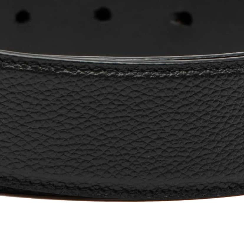 Louis Vuitton Leather Saint Germain Belt Black Leather Good condition - Model View