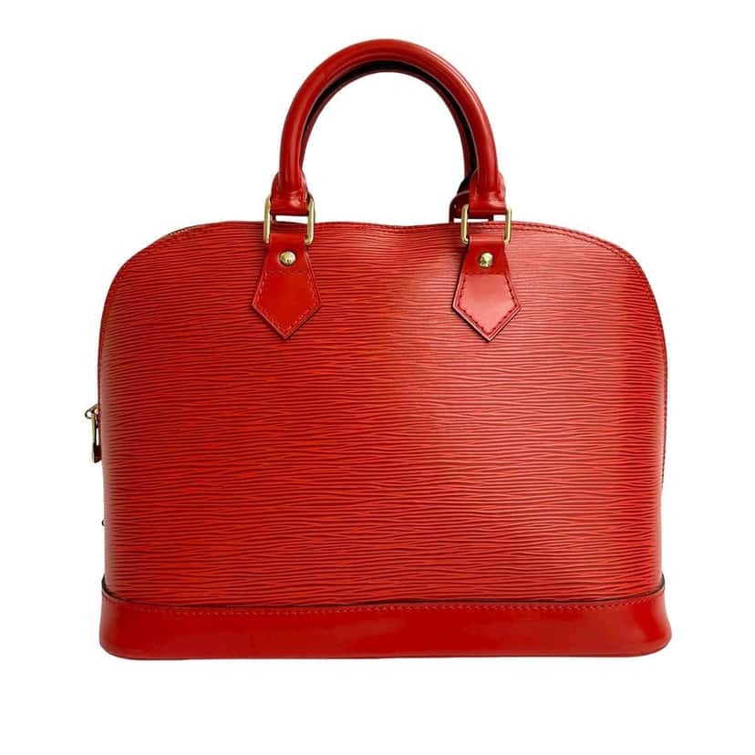 Louis Vuitton Epi Alma PM Red Leather Good condition - Front View