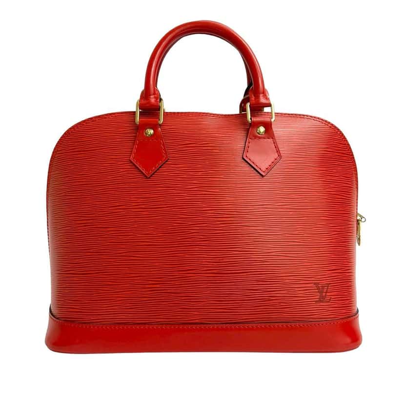 Louis Vuitton Epi Alma PM Red Leather Good condition - Back View