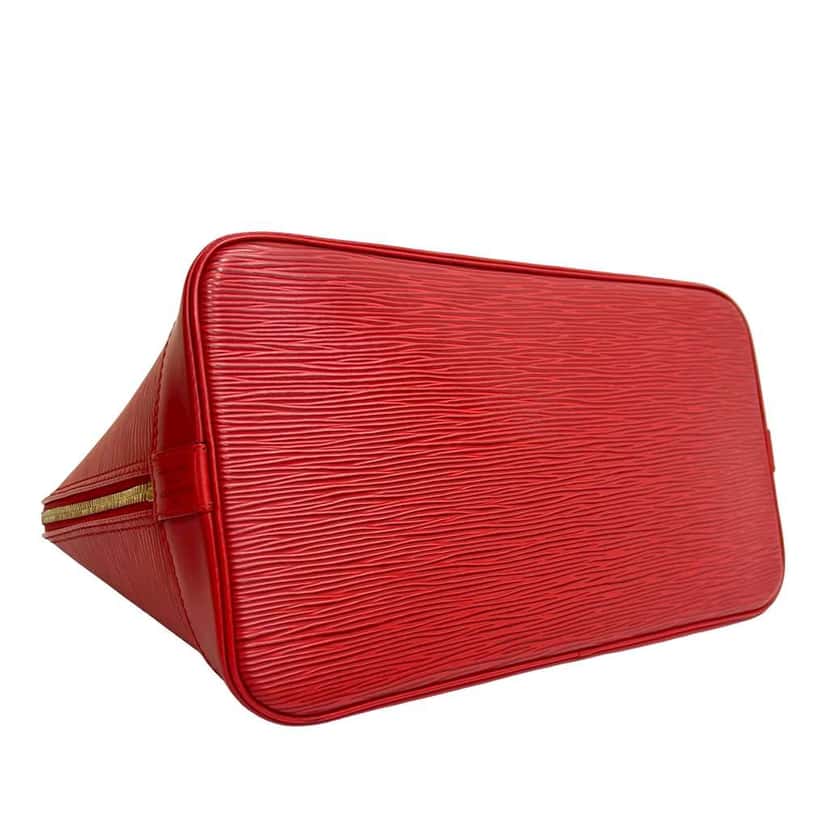 Louis Vuitton Epi Alma PM Red Leather Good condition - Inside View