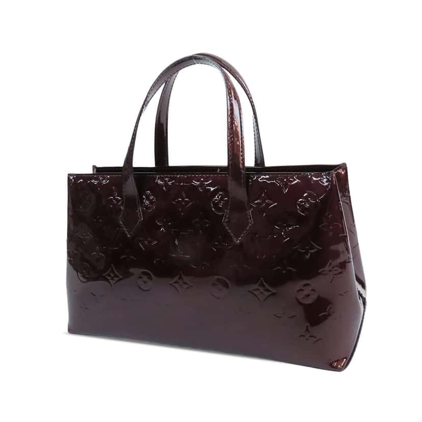 Louis Vuitton Monogram Vernis Wilshire PM Purple Leather Good condition - Back View