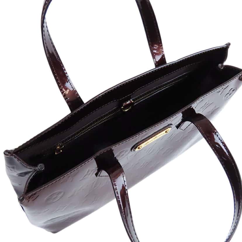 Louis Vuitton Monogram Vernis Wilshire PM Purple Leather Good condition - Model View