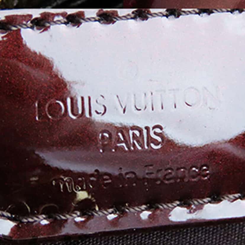 Louis Vuitton Monogram Vernis Wilshire PM Purple Leather Good condition - Box View