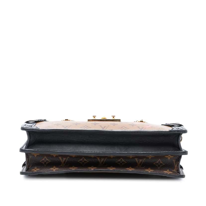 Louis Vuitton Monogram Reverse Trunk Clutch Brown Very good condition - Inside View