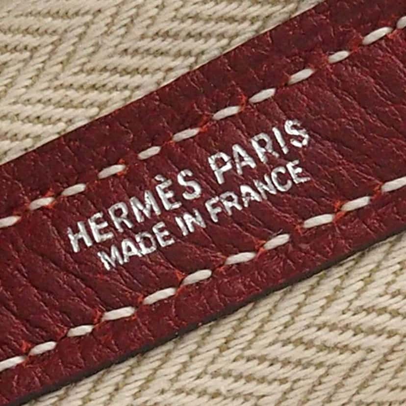 Hermès Negonda Garden Party 30 Red Leather Good condition - Box View