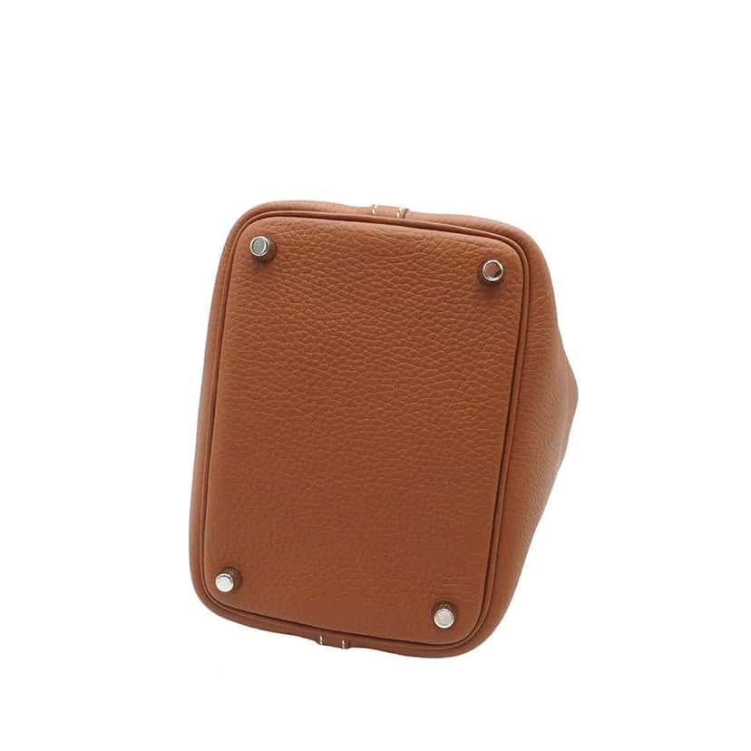 Hermès Clemence Picotin Lock 18 Brown Leather Good condition - Inside View