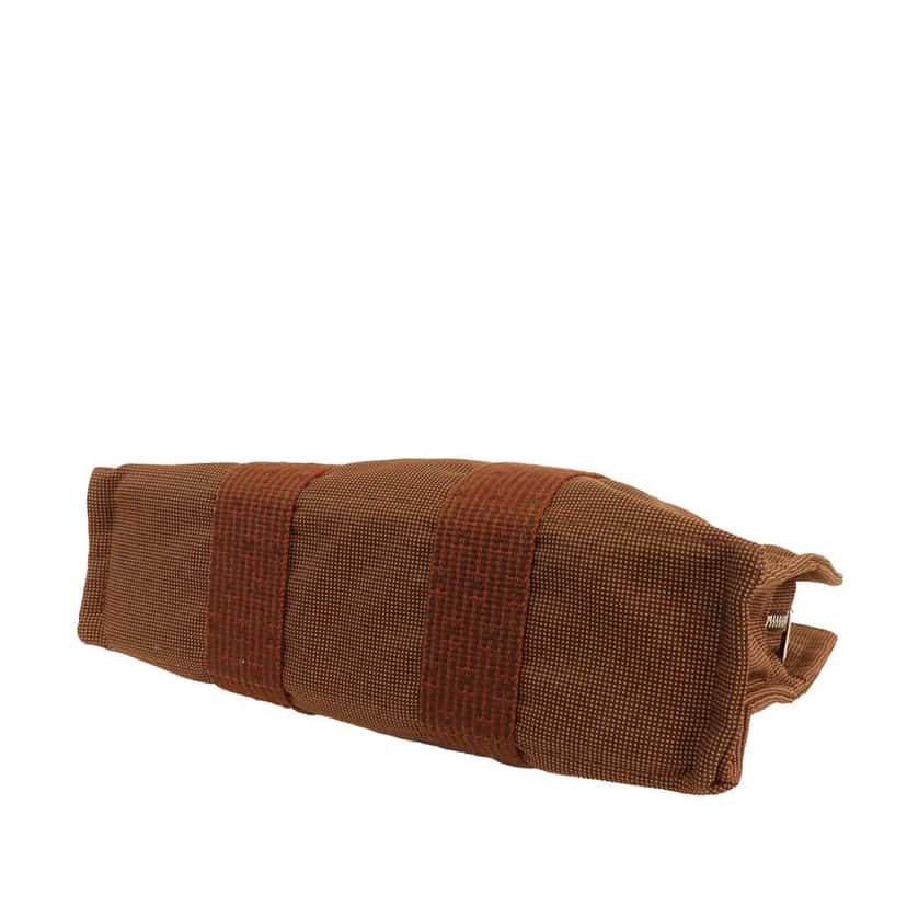 Hermès Canvas Herline PM Brown Canvas Very good condition - Inside View