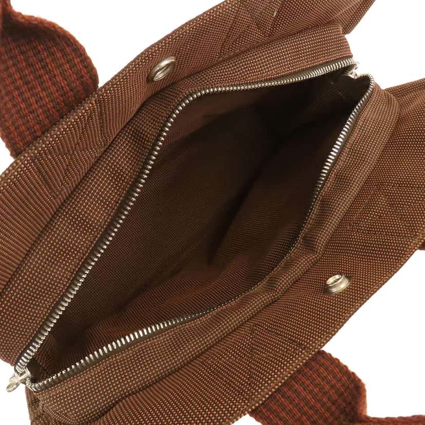 Hermès Canvas Herline PM Brown Canvas Very good condition - Model View