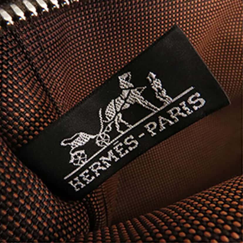 Hermès Canvas Herline PM Brown Canvas Very good condition - Box View