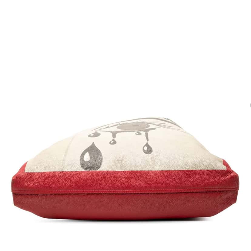 Gucci Elton John Large Calfskin Levon Goodbye Tote Red Leather Good condition - Inside View