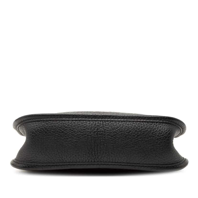 Hermès Clemence Evelyne TPM 16 Black Leather Good condition - Inside View