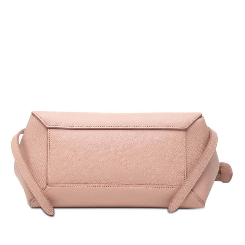 Celine Micro Grained Calfskin Belt Bag Pink Leather Good condition - Inside View