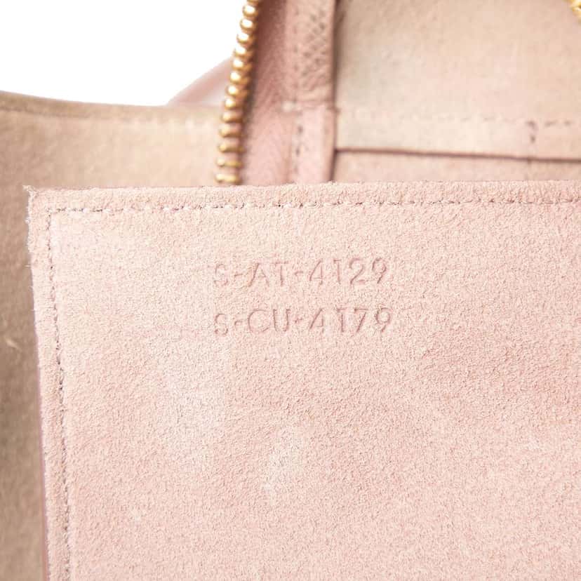 Celine Micro Grained Calfskin Belt Bag Pink Leather Good condition - Box View