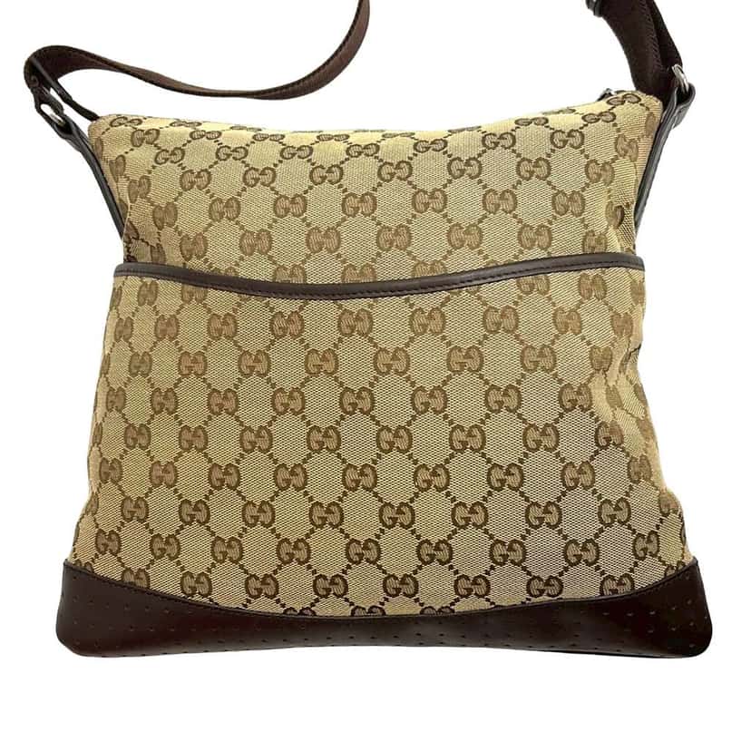 Gucci GG Canvas Crossbody Brown Canvas Good condition - Front View