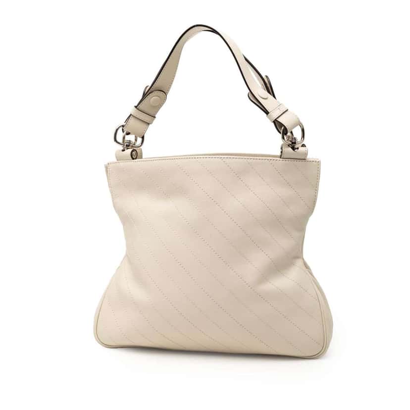 Gucci Small Matelasse Leather Blondie Tote White Leather Very good condition - Back View