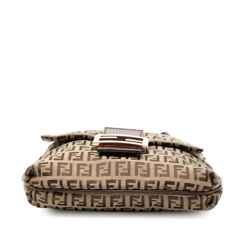 Fendi Zucchino Canvas Crossbody Brown Canvas Very good condition - Inside View