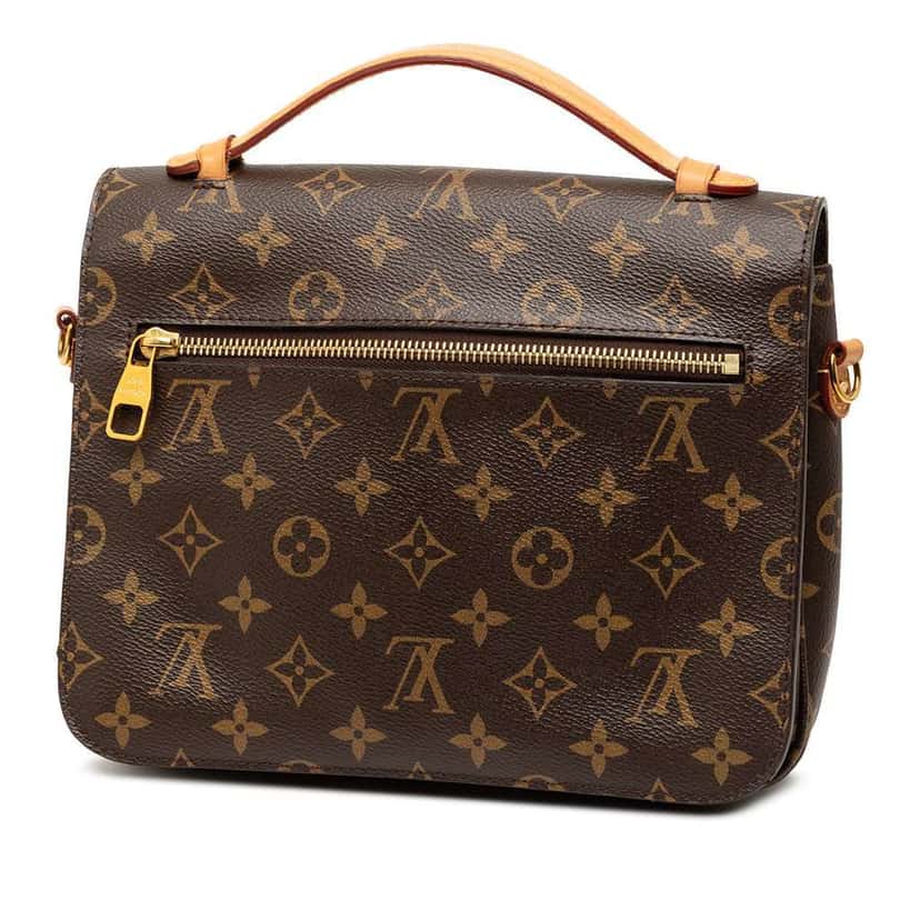 Louis Vuitton Monogram Pochette Metis Brown Very good condition - Back View