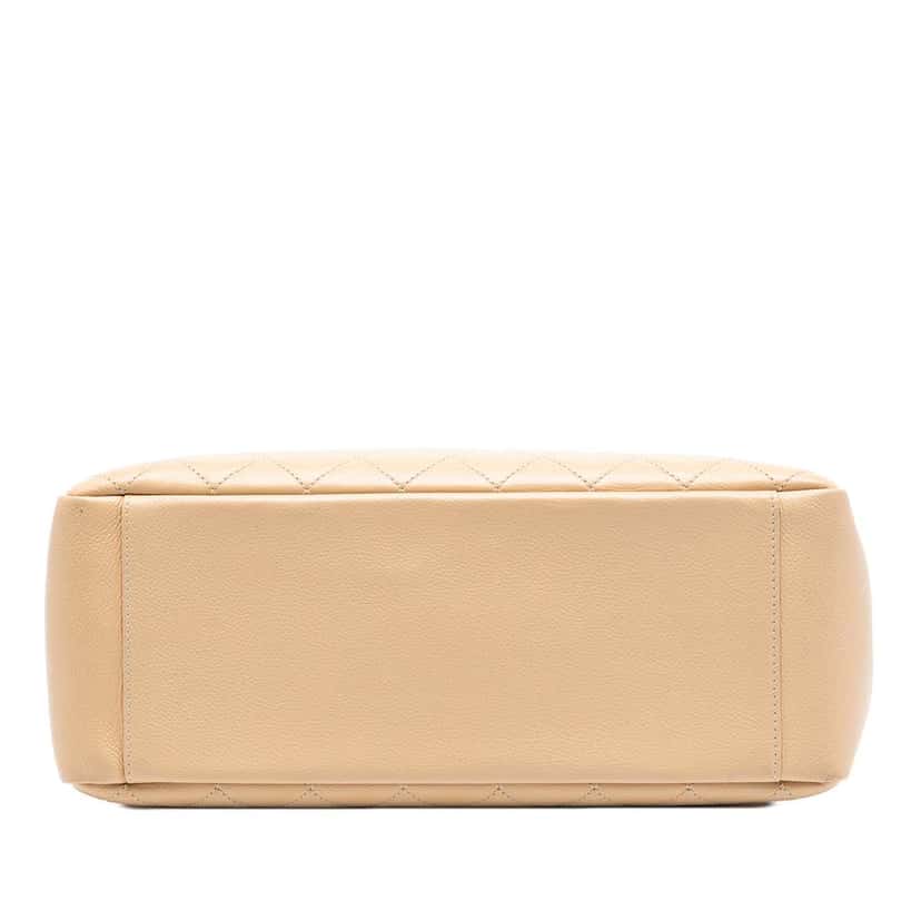 Chanel Caviar Grand Shopping Tote Brown Leather Good condition - Inside View