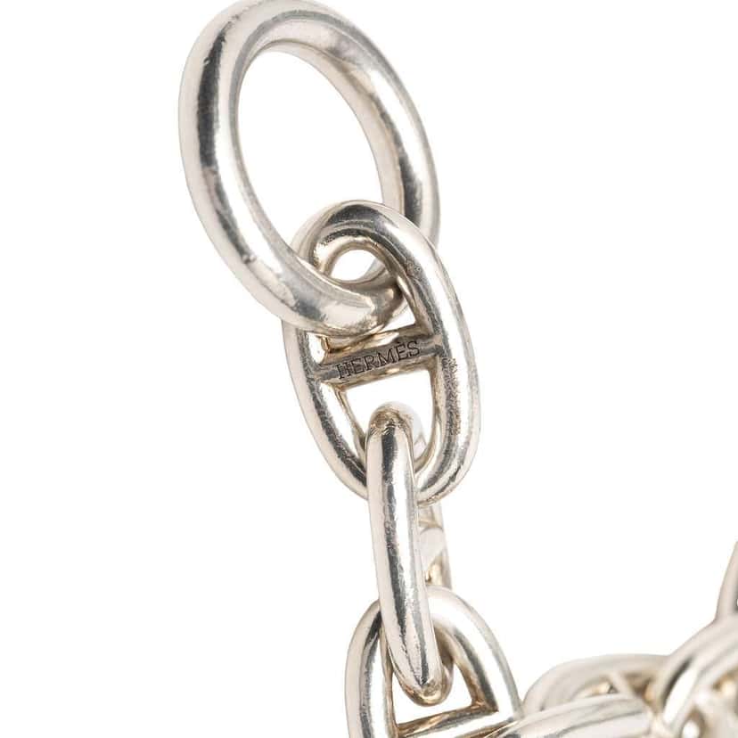 Hermès Large Sterling Silver Chaine d'Ancre Bracelet Silver Silver Good condition - Model View
