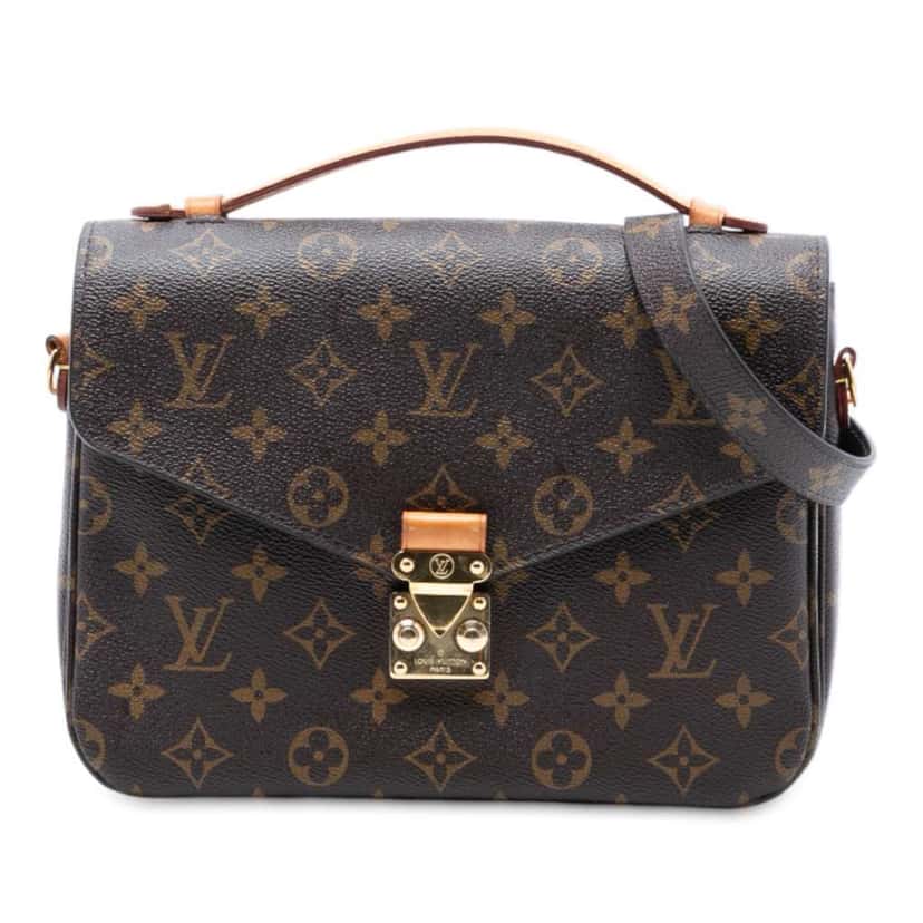 Louis Vuitton Monogram Pochette Metis Brown Very good condition - Front View