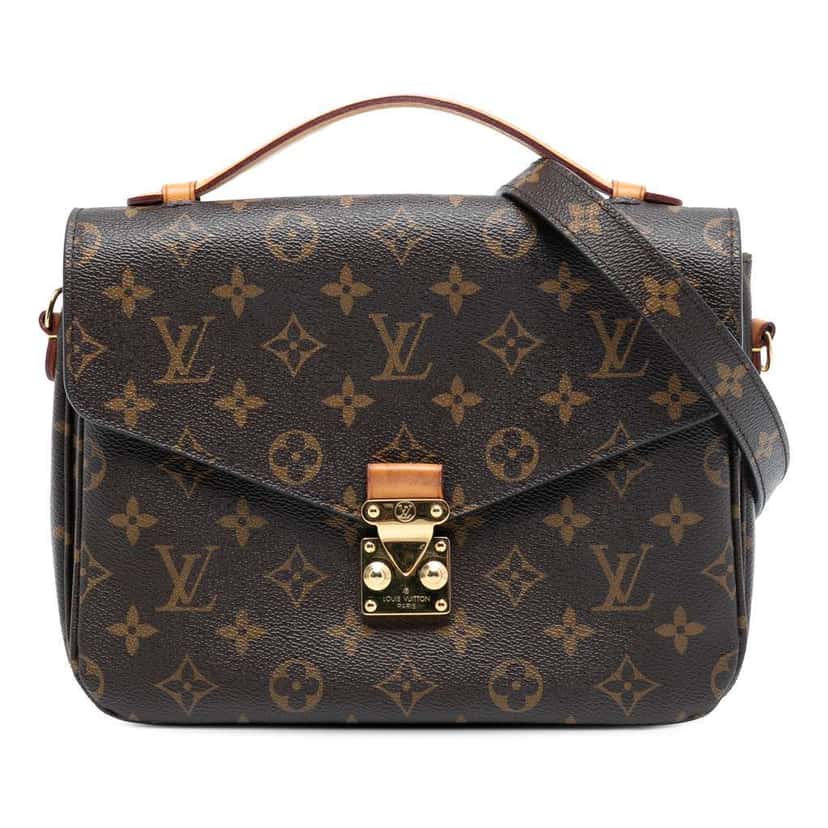 Louis Vuitton Monogram Pochette Metis Brown Very good condition - Front View