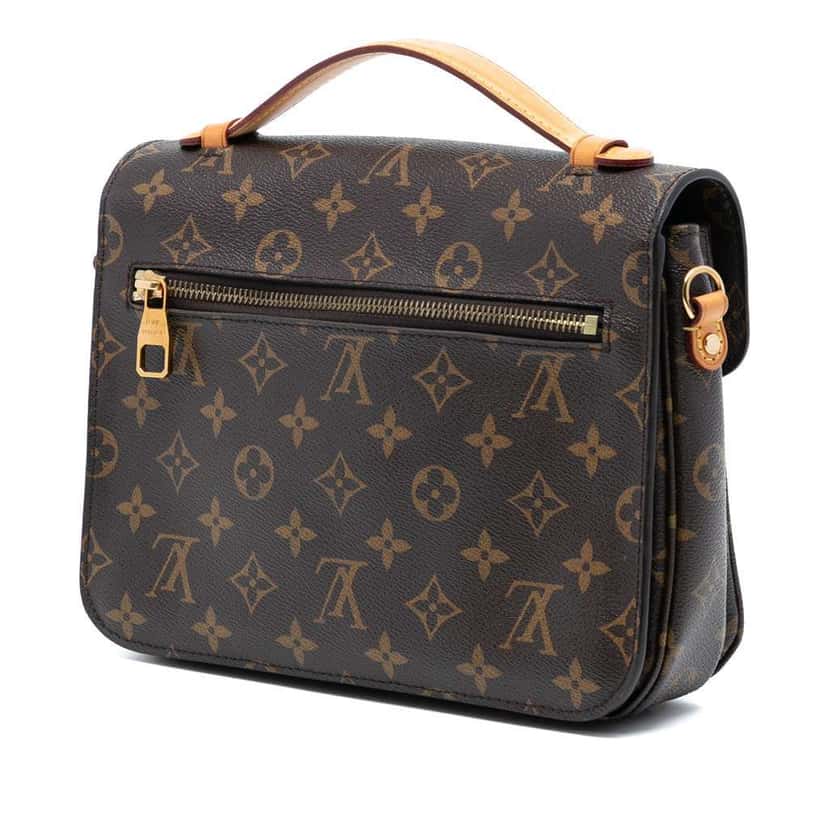 Louis Vuitton Monogram Pochette Metis Brown Very good condition - Back View
