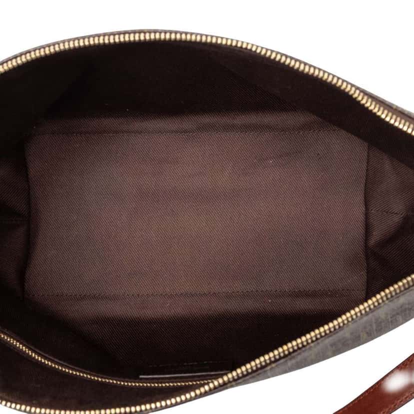 Saint Laurent Coated Canvas Le Monogramme Shoulder Bag Brown Canvas Very good condition - Model View