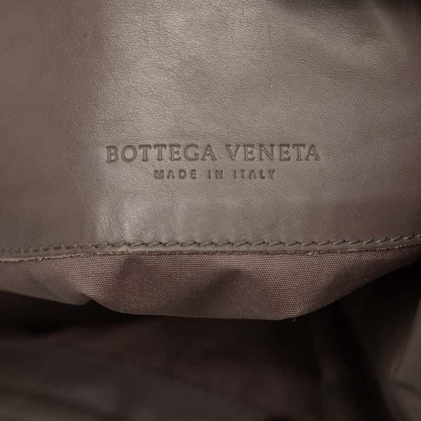 Bottega Veneta Nappa Intrecciato Messenger Bag Brown Leather Good condition - Box View