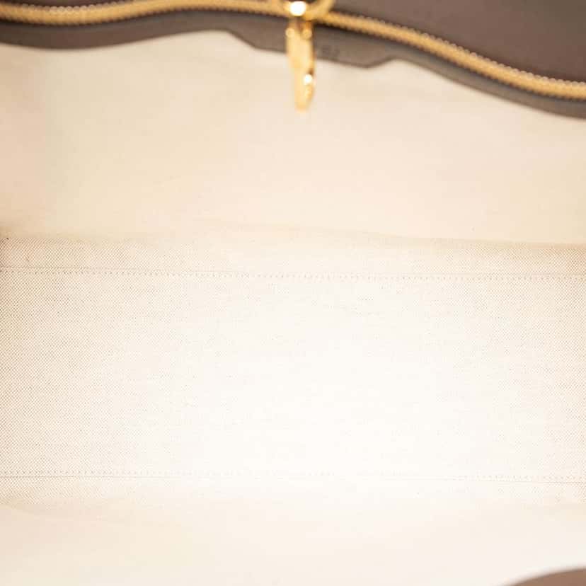 Gucci Medium GG Supreme 100 Centum Anniversary Calfskin Retro Interlocking G Tote Brown Canvas Very good condition - Model View