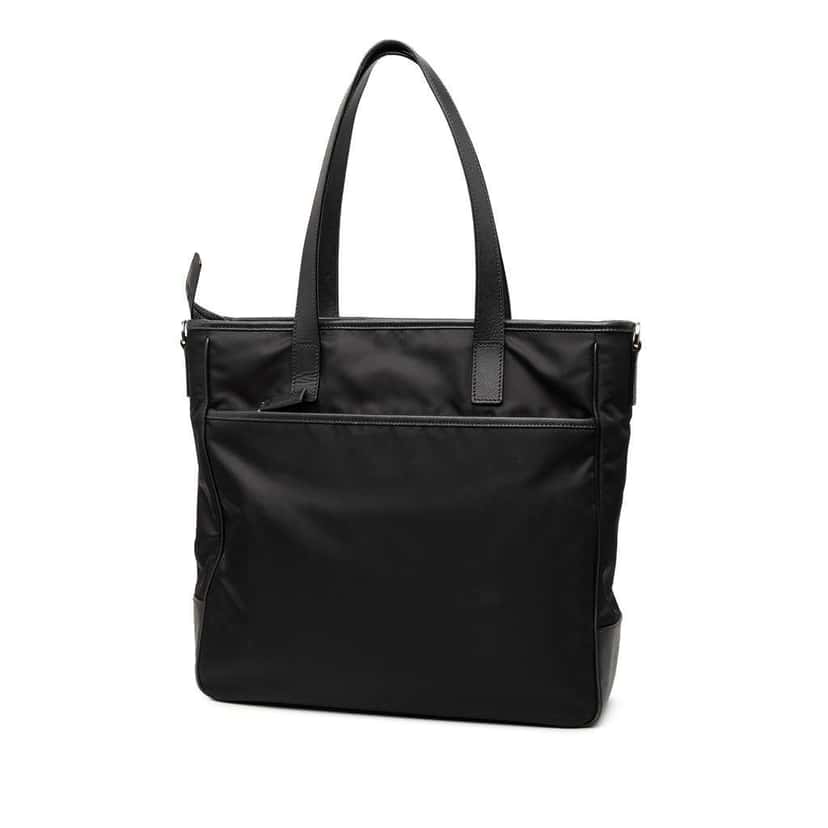 Prada Tessuto Convertible Tote Black Good condition - Back View