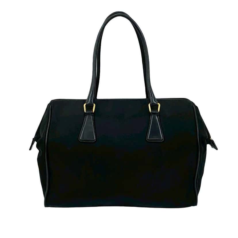 Prada Tessuto Handbag Black Good condition - Back View