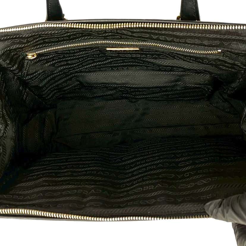 Prada Tessuto Handbag Black Good condition - Box View