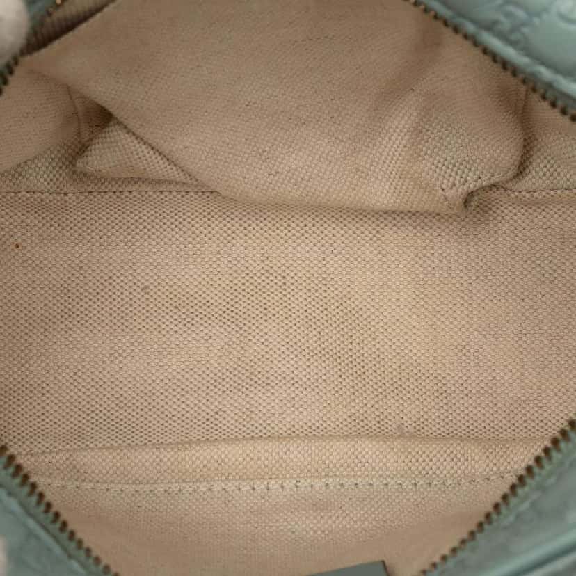 Gucci Microguccissima Sunshine Disco Camera Bag Blue Leather Good condition - Model View