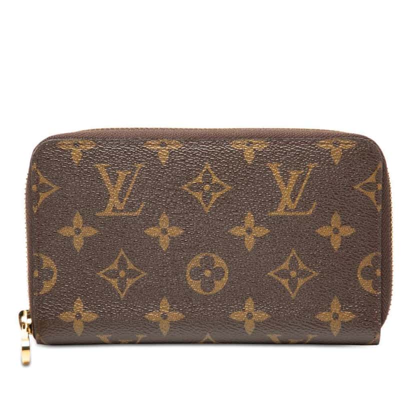 Louis Vuitton Monogram Zippy Compact Wallet Brown Good condition - Front View