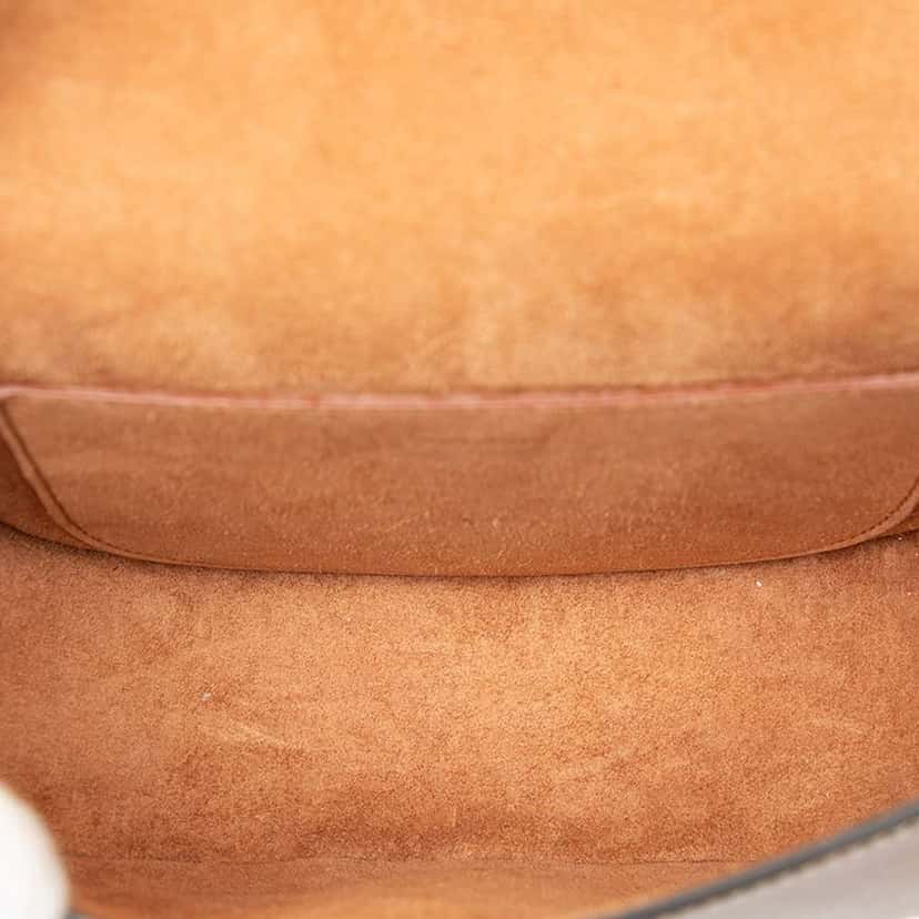 Celine Medium Calfskin Cuir Triomphe Folco Crossbody Brown Leather Good condition - Model View