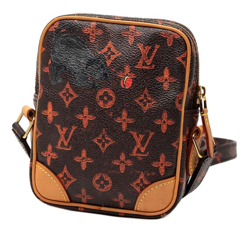 Louis Vuitton Grace Coddington Catogram Paname PM Brown Very good condition - Back View