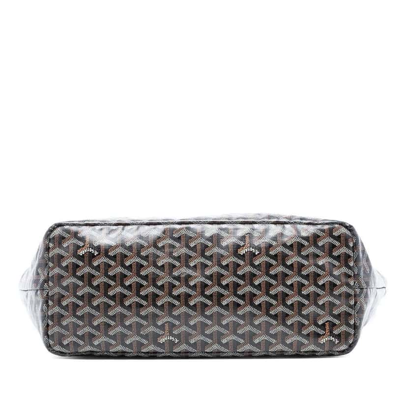 Goyard Goyardine Saint Louis PM Black Canvas Very good condition - Inside View