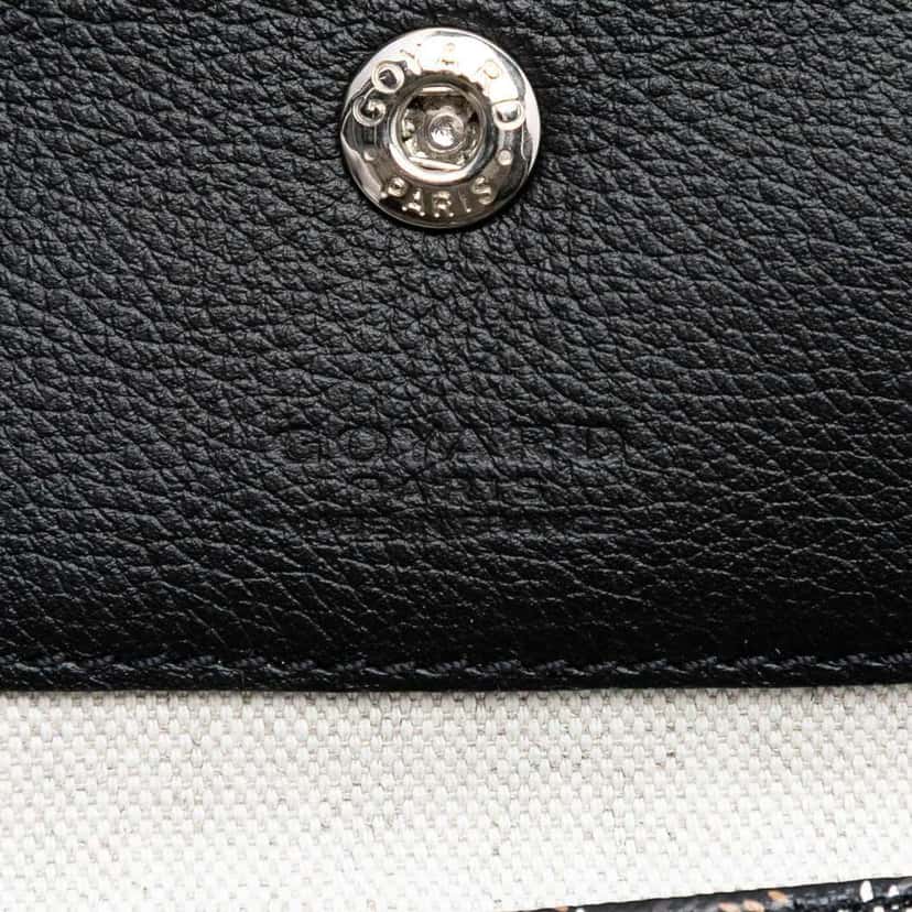 Goyard Goyardine Saint Louis PM Black Canvas Very good condition - Box View