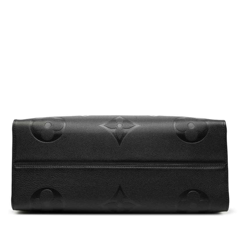 Louis Vuitton Monogram Empreinte Onthego GM Black Leather Very good condition - Inside View
