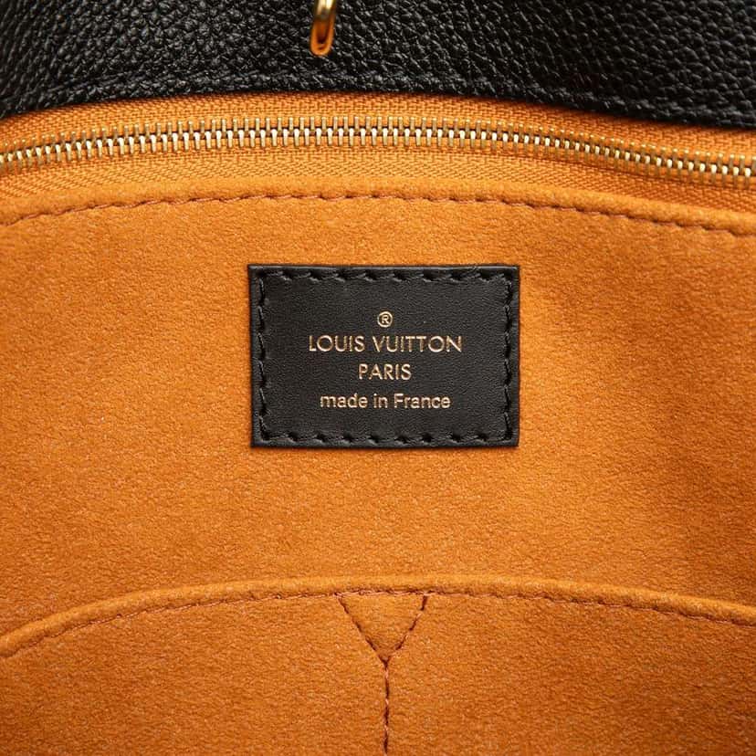 Louis Vuitton Monogram Empreinte Onthego GM Black Leather Very good condition - Box View