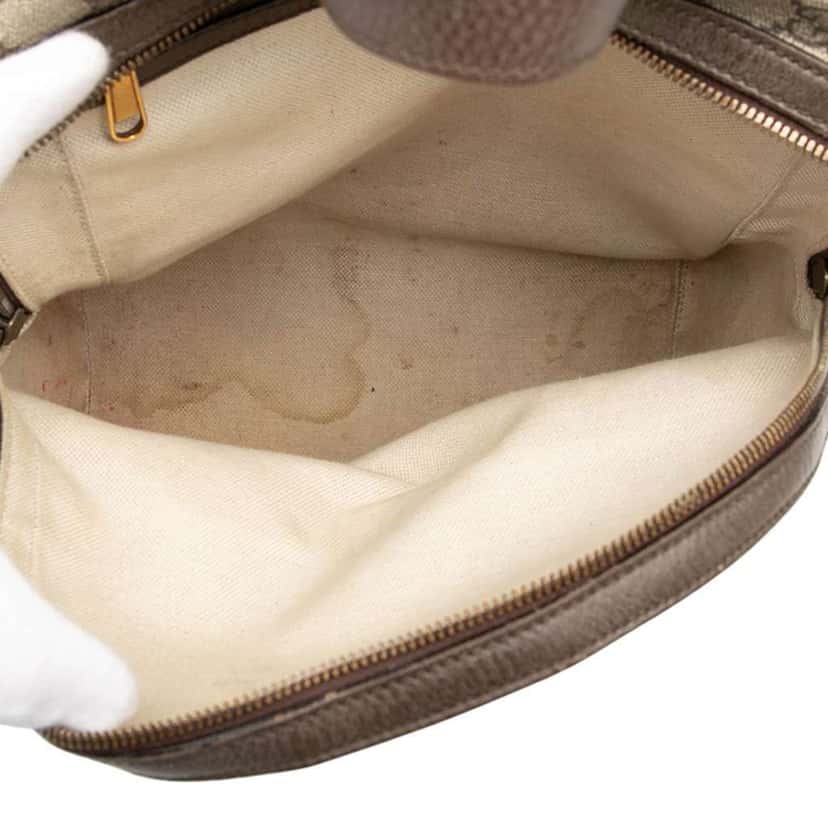 Gucci Small GG Supreme Ophidia Web Backpack Brown Canvas Very good condition - Box View
