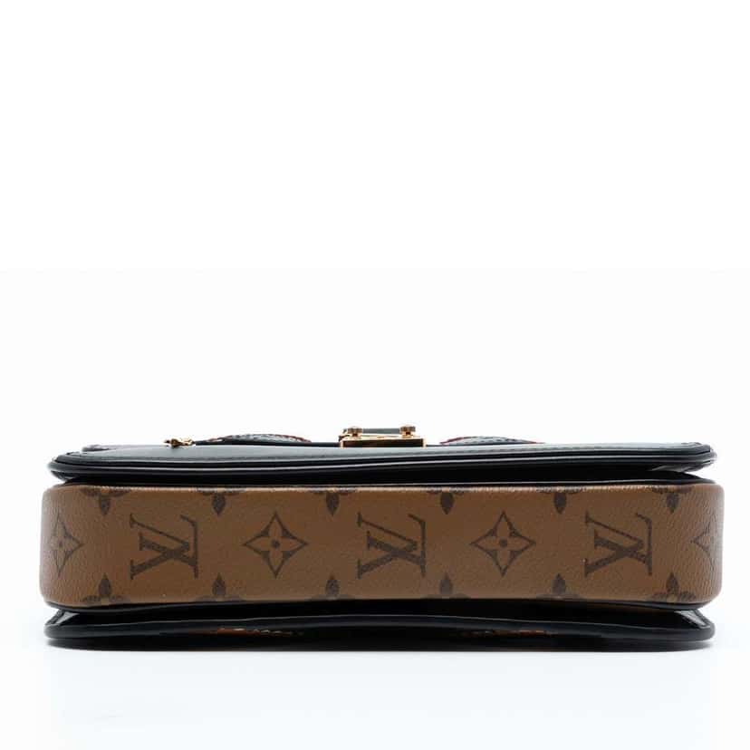 Louis Vuitton Monogram Brogue Pochette Metis Brown Good condition - Inside View