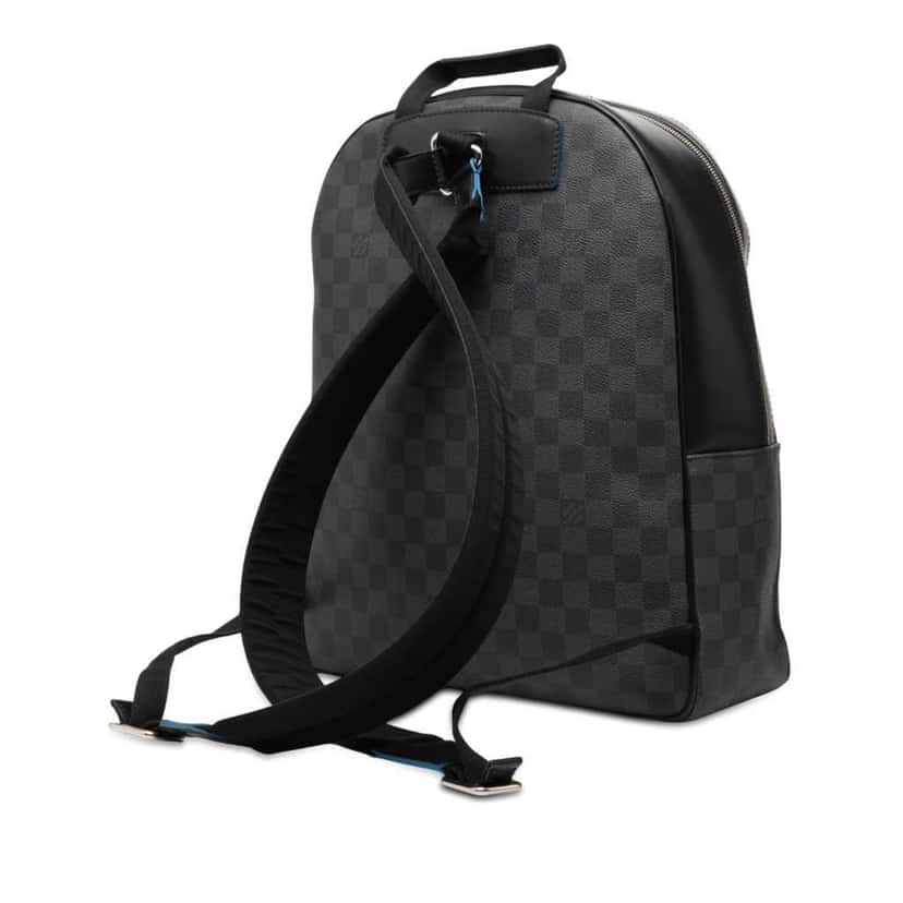 Louis Vuitton Limited Edition Damier Graphite Logo Rainbow Josh Backpack Black Very good condition - Back View