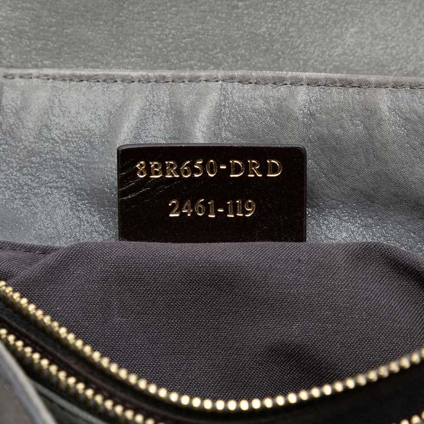 Fendi Nubuck FF Chains Tote Grey Leather Very good condition - Box View